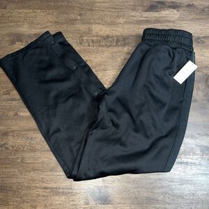 GAP KIDS Black Athletic Track Pants Sweats Size XL 12 New NWT 3 Bottom Snaps